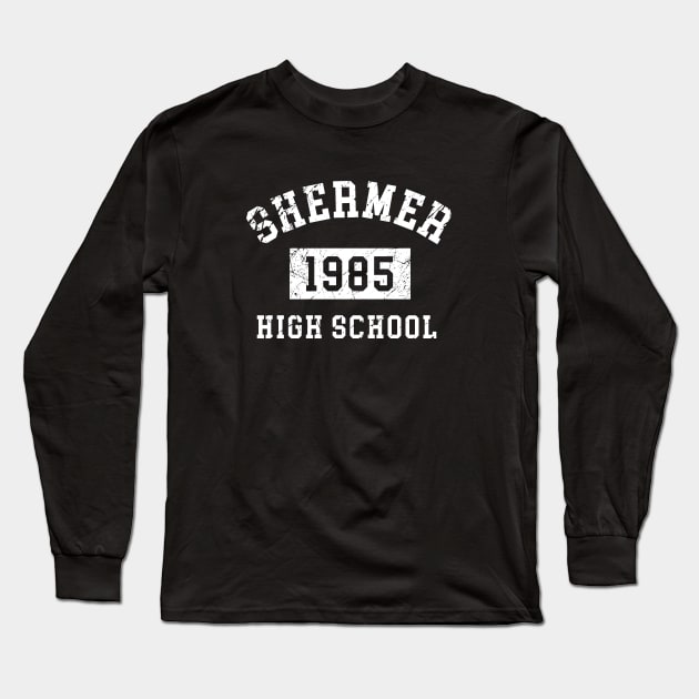 Shermer 1985 High School Long Sleeve T-Shirt by sunima